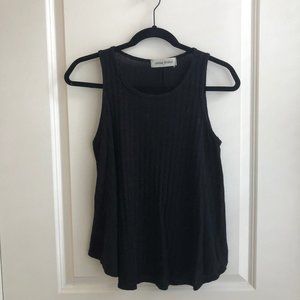 Ribbed Button Up Tank